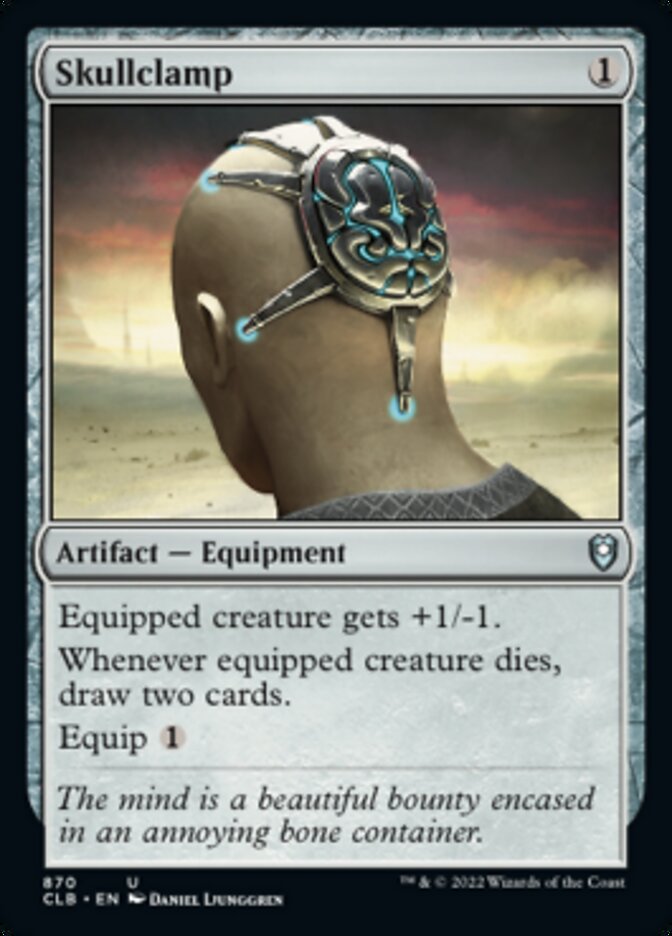 Skullclamp [Commander Legends: Battle for Baldur's Gate] | Total Play