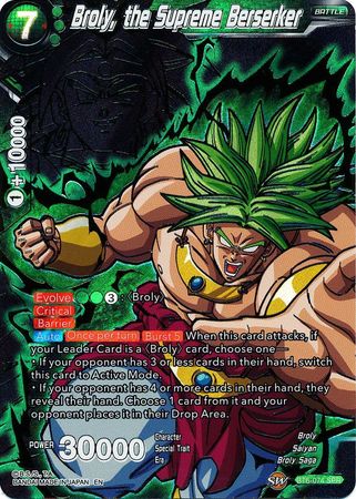 Broly, the Supreme Berserker (SPR) (BT6-074) [Destroyer Kings] | Total Play