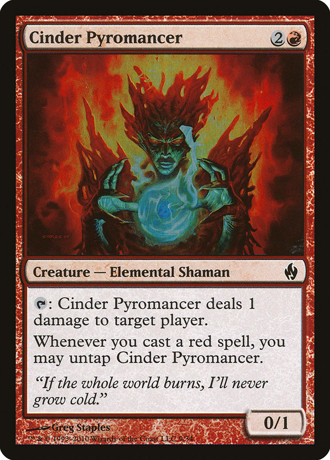 Cinder Pyromancer [Premium Deck Series: Fire and Lightning] | Total Play