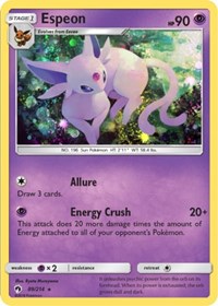 Espeon (89/214) (Cosmos Holo) (Blister Exclusive) [Sun & Moon: Lost Thunder] | Total Play