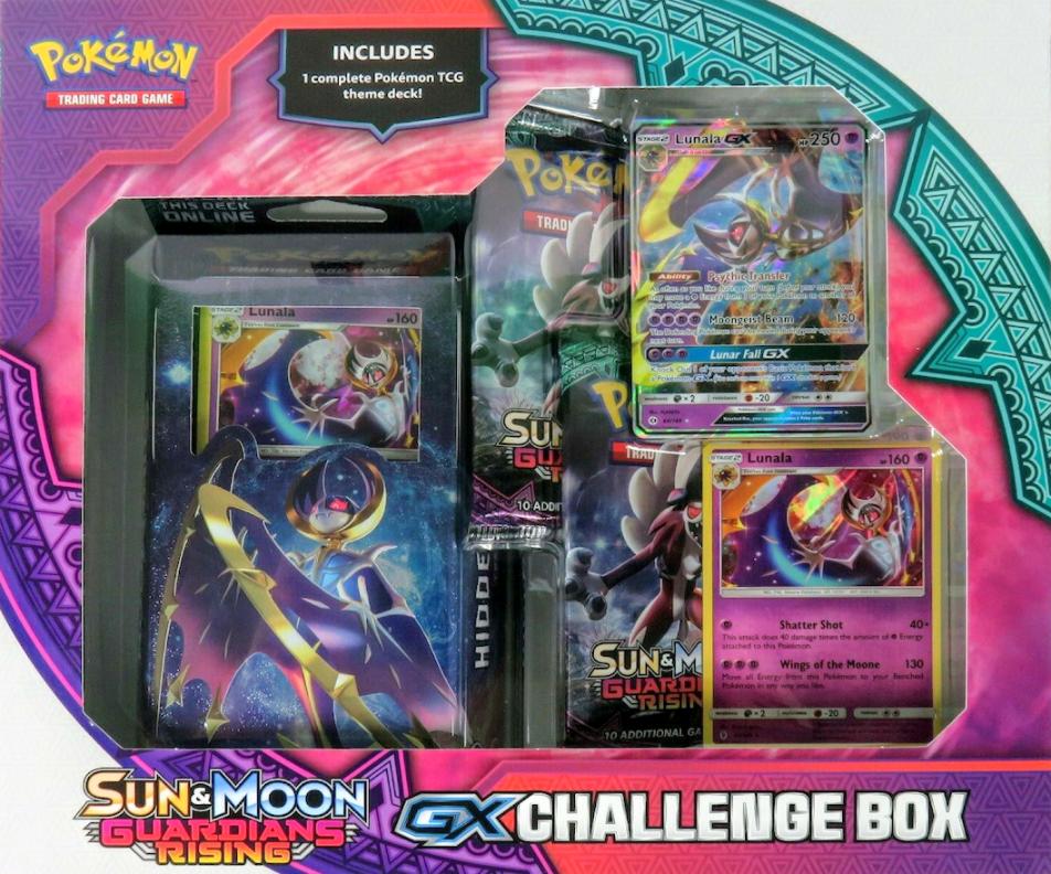 Sun & Moon: Guardians Rising - GX Challenge Box (Lunala) | Total Play