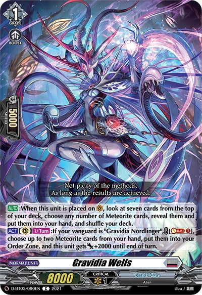 Gravidia Wells (D-BT03/090EN) [Advance of Intertwined Stars] | Total Play