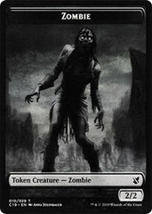 Zombie (010) // Zombie (011) Double-Sided Token [Commander 2019 Tokens] | Total Play