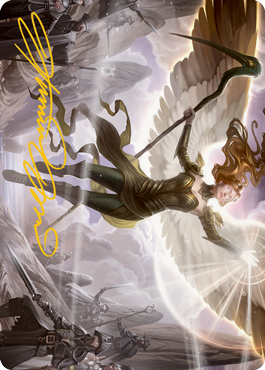 Sigarda's Splendor Art Card (Gold-Stamped Signature) [Innistrad: Midnight Hunt Art Series] | Total Play