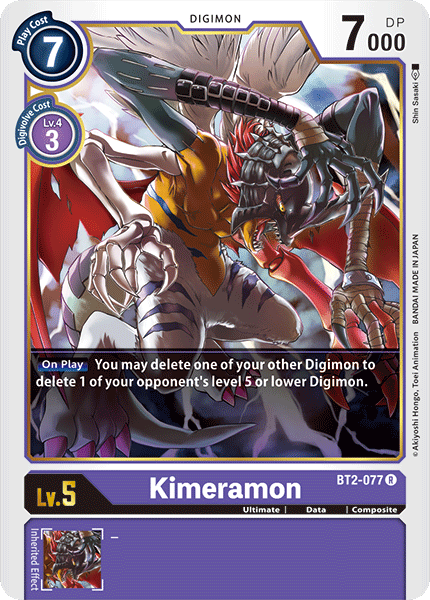 Kimeramon [BT2-077] [Release Special Booster Ver.1.0] | Total Play