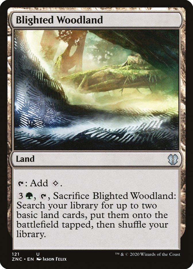Blighted Woodland [Zendikar Rising Commander] | Total Play