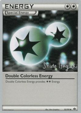 Double Colorless Energy (92/99) (Terraki-Mewtwo - Shuto Itagaki) [World Championships 2012] | Total Play