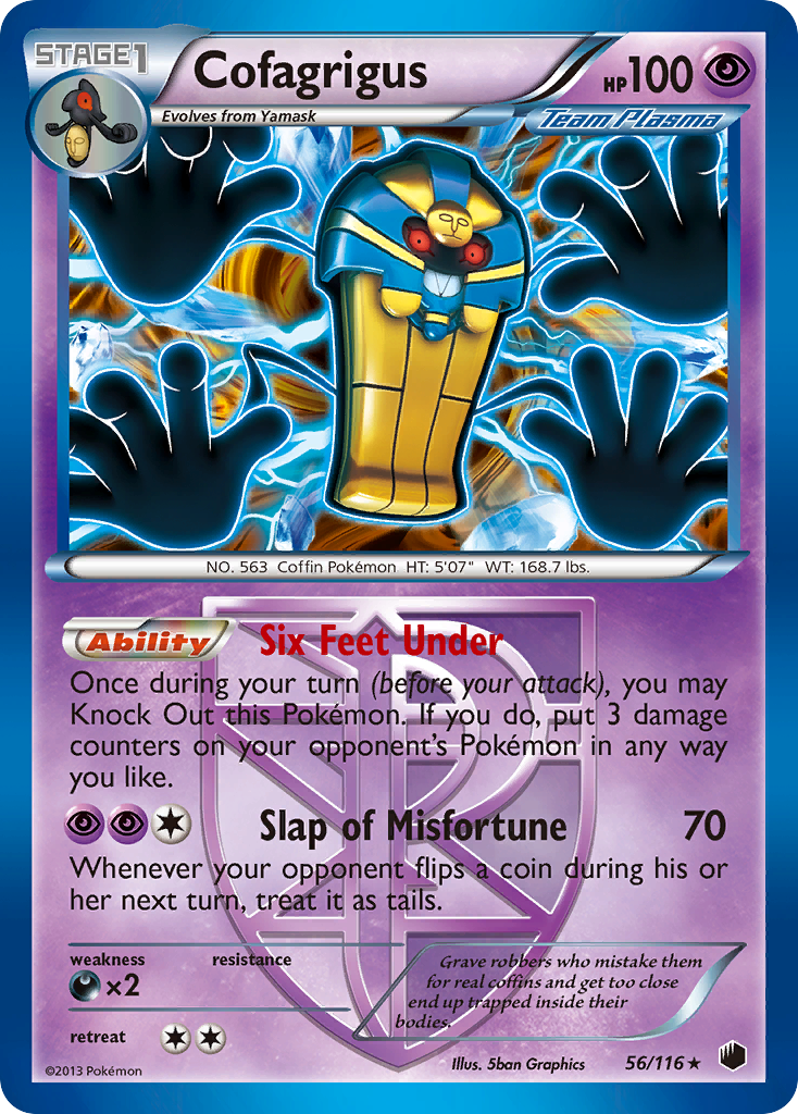 Cofagrigus (56/116) [Black & White: Plasma Freeze] | Total Play