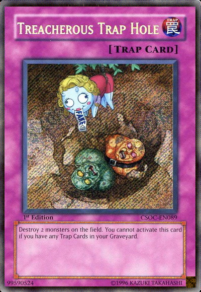 Treacherous Trap Hole [CSOC-EN089] Secret Rare | Total Play