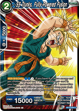 SS Trunks, Fully-Powered Fusion (BT14-044) [Cross Spirits] | Total Play
