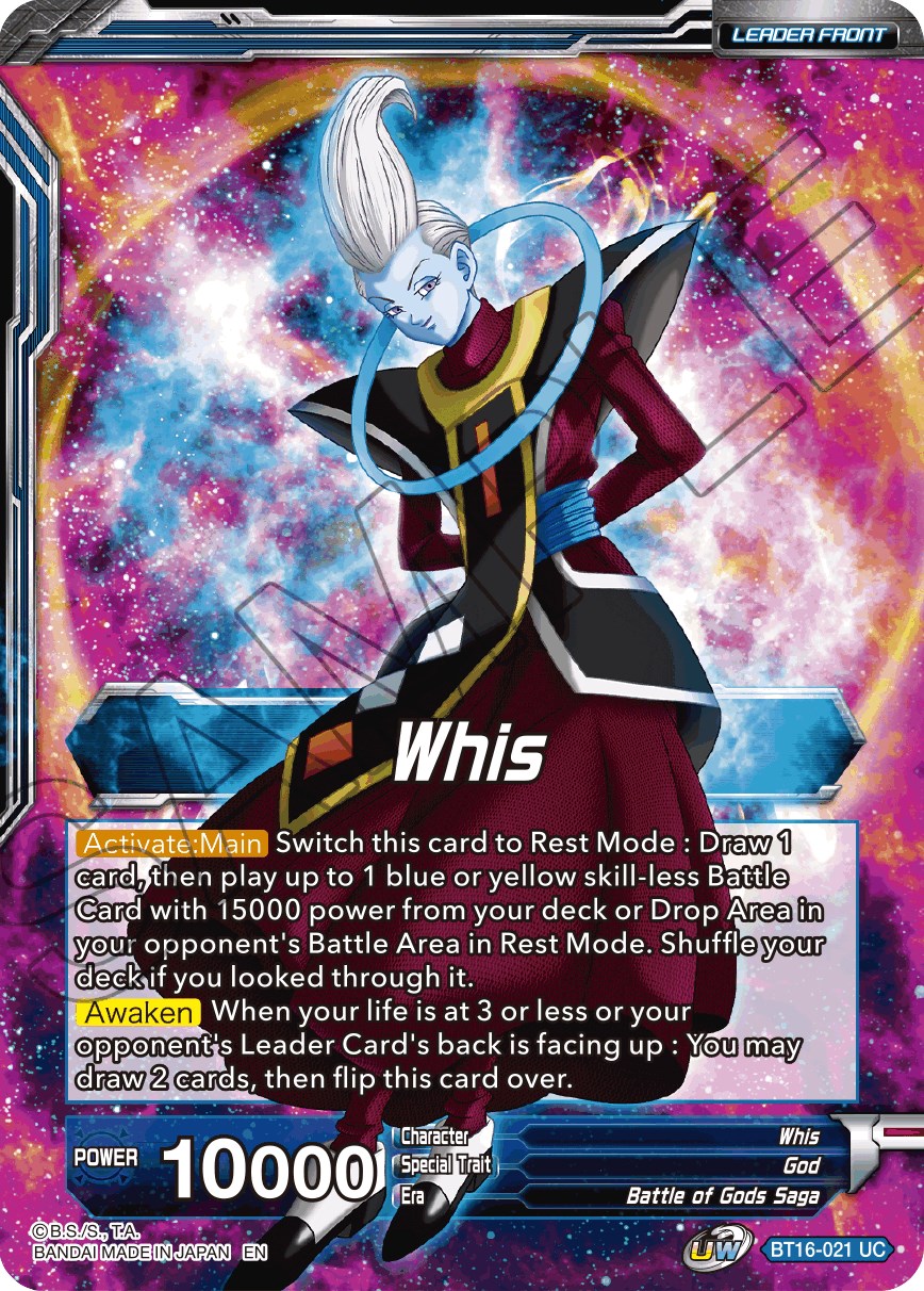 Whis // Whis, Invitation to Battle (BT16-021) [Realm of the Gods Prerelease Promos] | Total Play