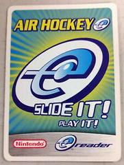 Air Hockey E-Reader Promo Card - GameBoy Advance | Total Play