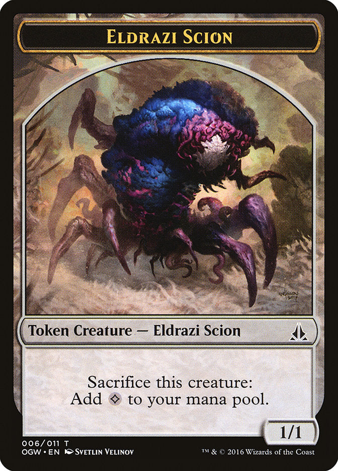 Eldrazi Scion Token (006/011) [Oath of the Gatewatch Tokens] | Total Play