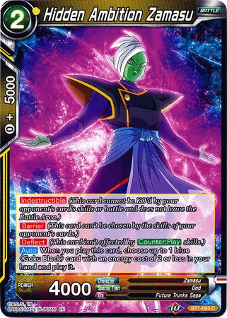 Hidden Ambition Zamasu (BT7-093) [Assault of the Saiyans] | Total Play