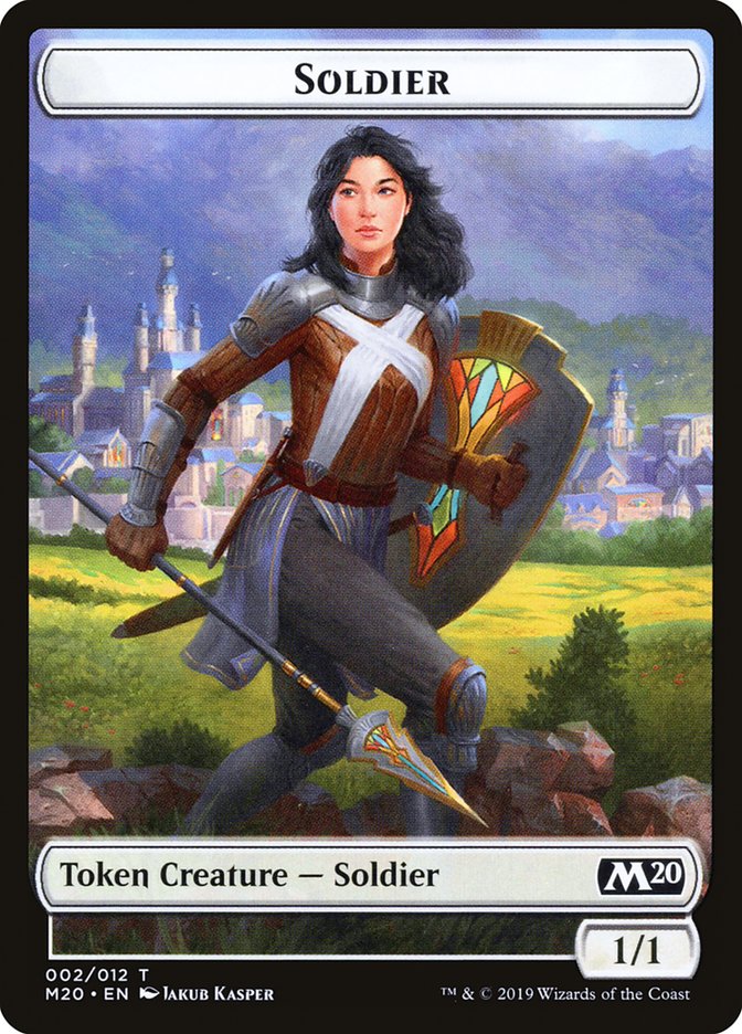 Soldier Token [Core Set 2020 Tokens] | Total Play