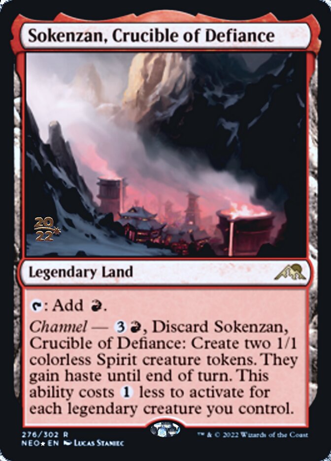 Sokenzan, Crucible of Defiance [Kamigawa: Neon Dynasty Prerelease Promos] | Total Play