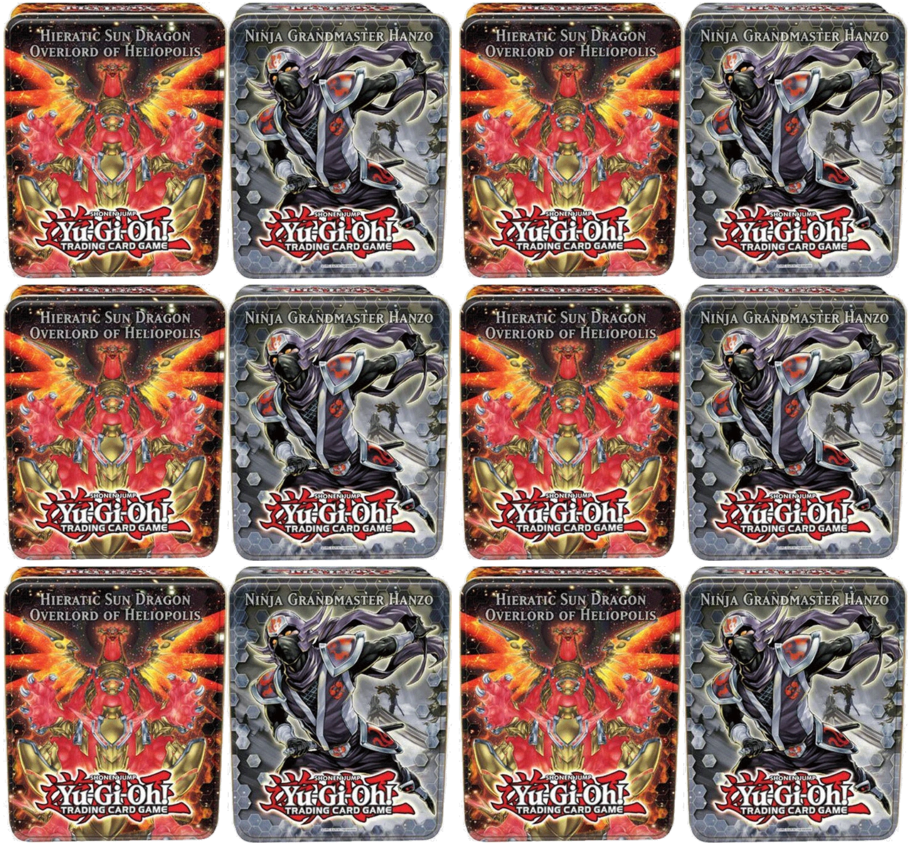 Collector's Tin Display (Hieratic Sun Dragon Overlord of Heliopolis & Ninja Grandmaster Hanzo) | Total Play