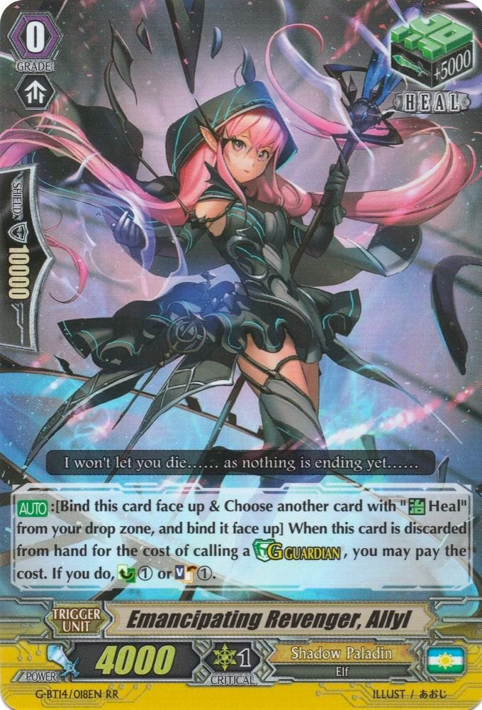 Emancipating Revenger, Allyl (G-BT14/018EN) [Divine Dragon Apocrypha] | Total Play
