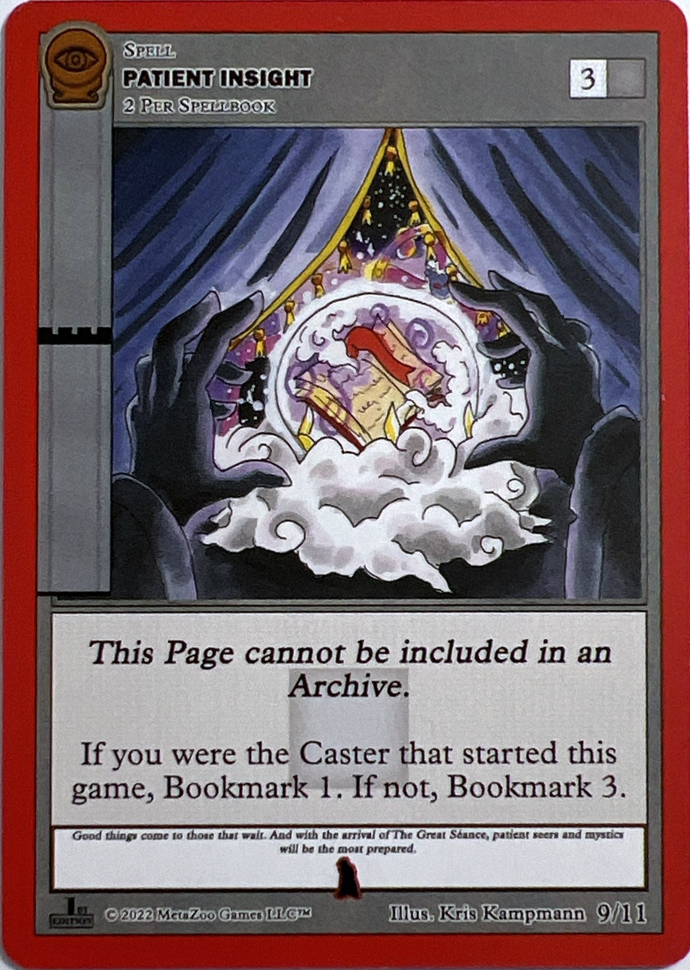 Patient Insight (Arthur Ford) [Seance: First Edition Release Event Deck] | Total Play