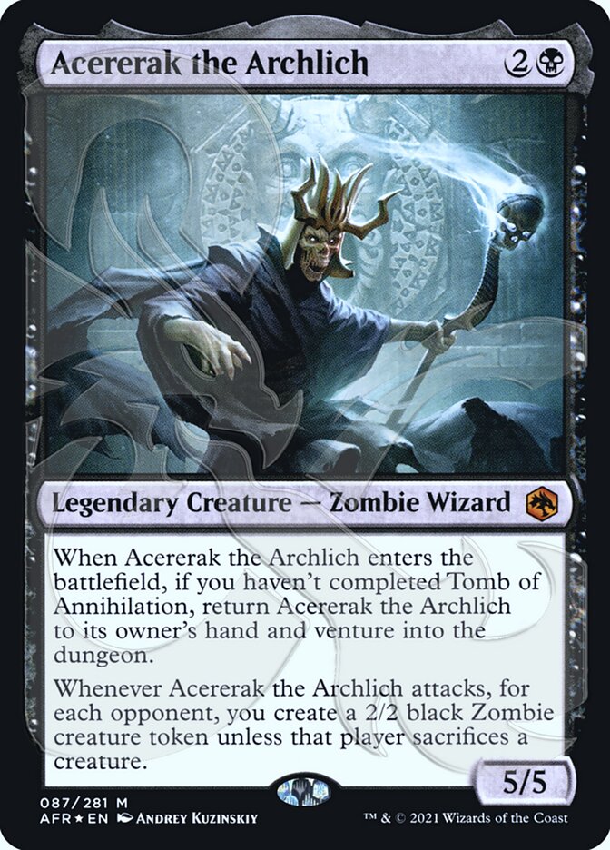 Acererak the Archlich (Ampersand Promo) [Dungeons & Dragons: Adventures in the Forgotten Realms Promos] | Total Play