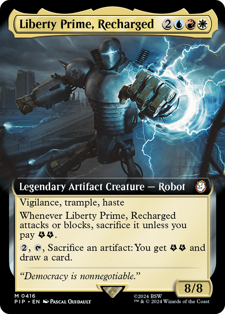 Liberty Prime, Recharged (Extended Art) [Fallout] | Total Play