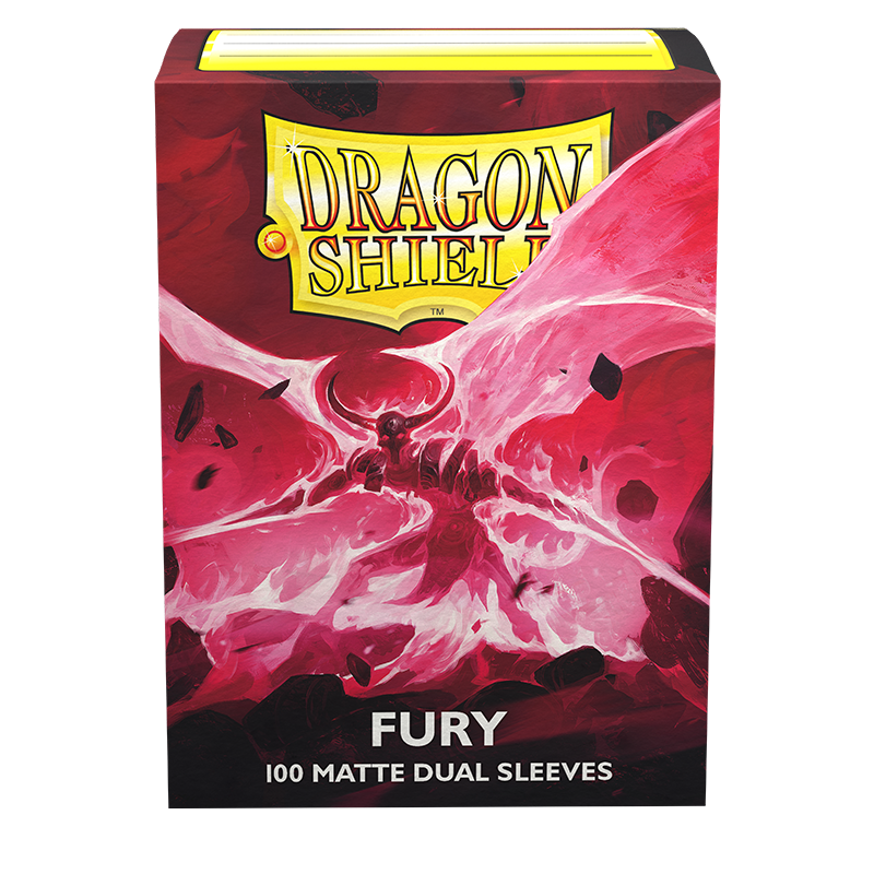 Dragon Shield: Standard 100ct Sleeves - Fury (Dual Matte) | Total Play