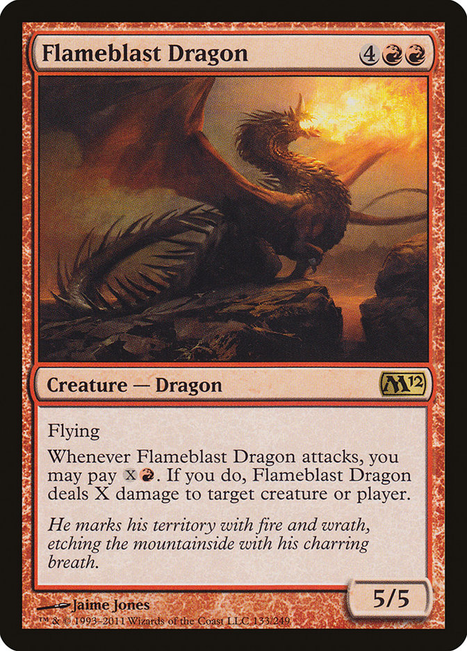 Flameblast Dragon [Magic 2012] | Total Play