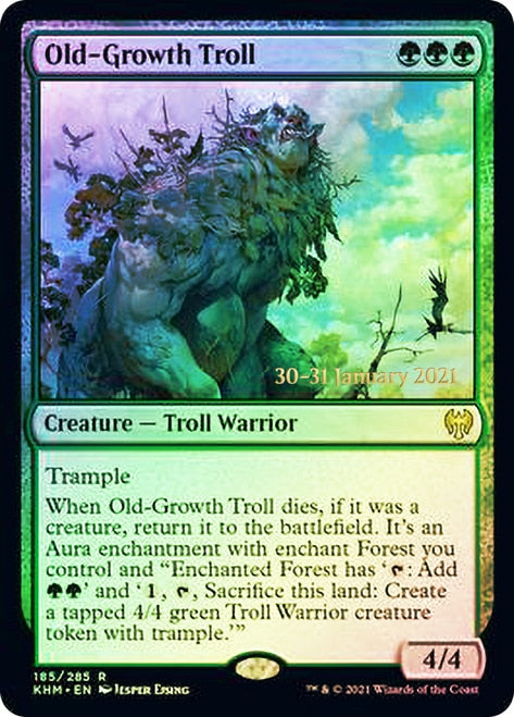 Old-Growth Troll [Kaldheim Prerelease Promos] | Total Play