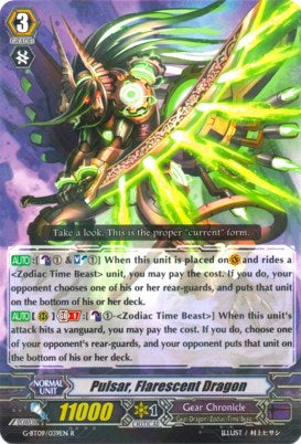 Pulsar, Flarescent Dragon (G-BT09/039EN) [Divine Dragon Caper] | Total Play