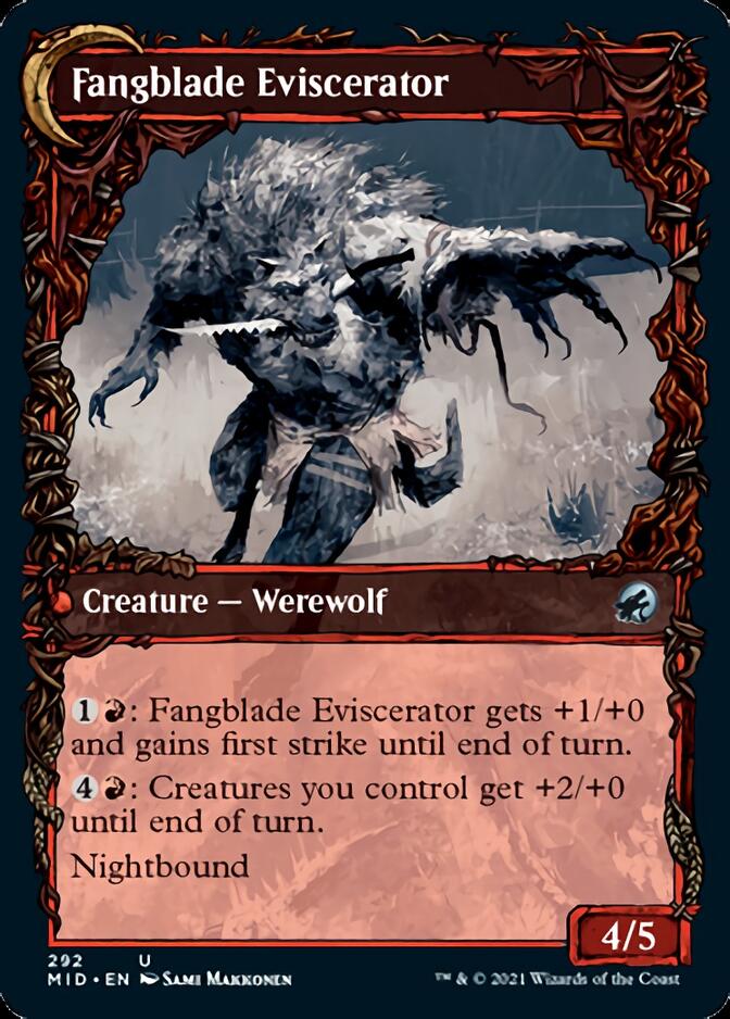 Fangblade Brigand // Fangblade Eviscerator (Showcase Equinox) [Innistrad: Midnight Hunt] | Total Play