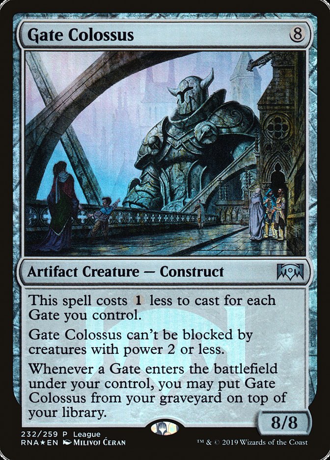 Gate Colossus (League) [Ravnica Allegiance Promos] | Total Play