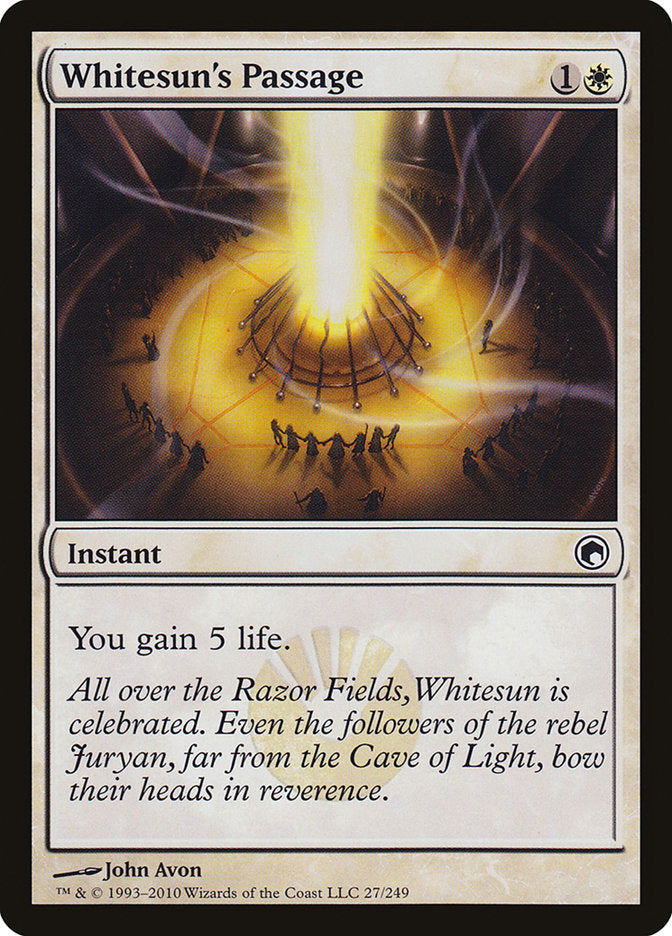 Whitesun's Passage [Scars of Mirrodin] | Total Play