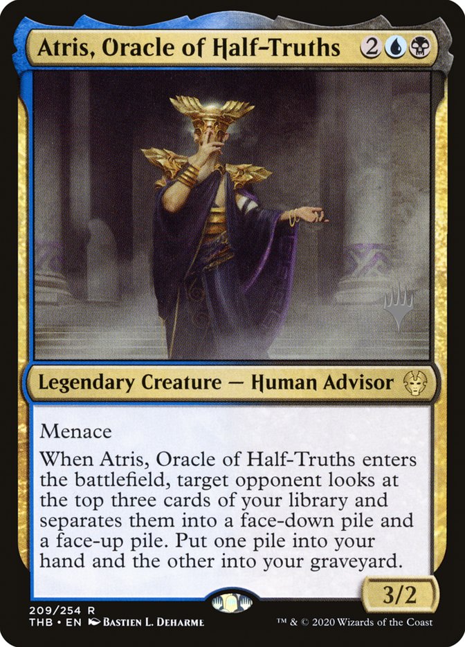 Atris, Oracle of Half-Truths (Promo Pack) [Theros Beyond Death Promos] | Total Play