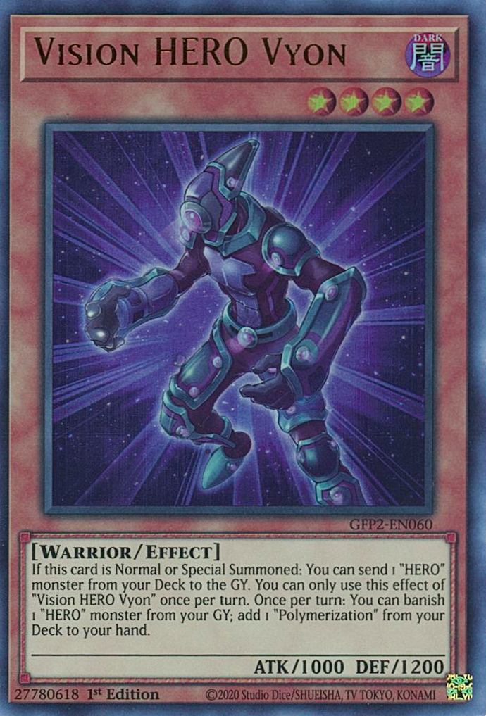 Vision HERO Vyon [GFP2-EN060] Ultra Rare | Total Play