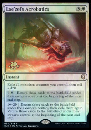 Lae'zel's Acrobatics [Commander Legends: Battle for Baldur's Gate Prerelease Promos] | Total Play