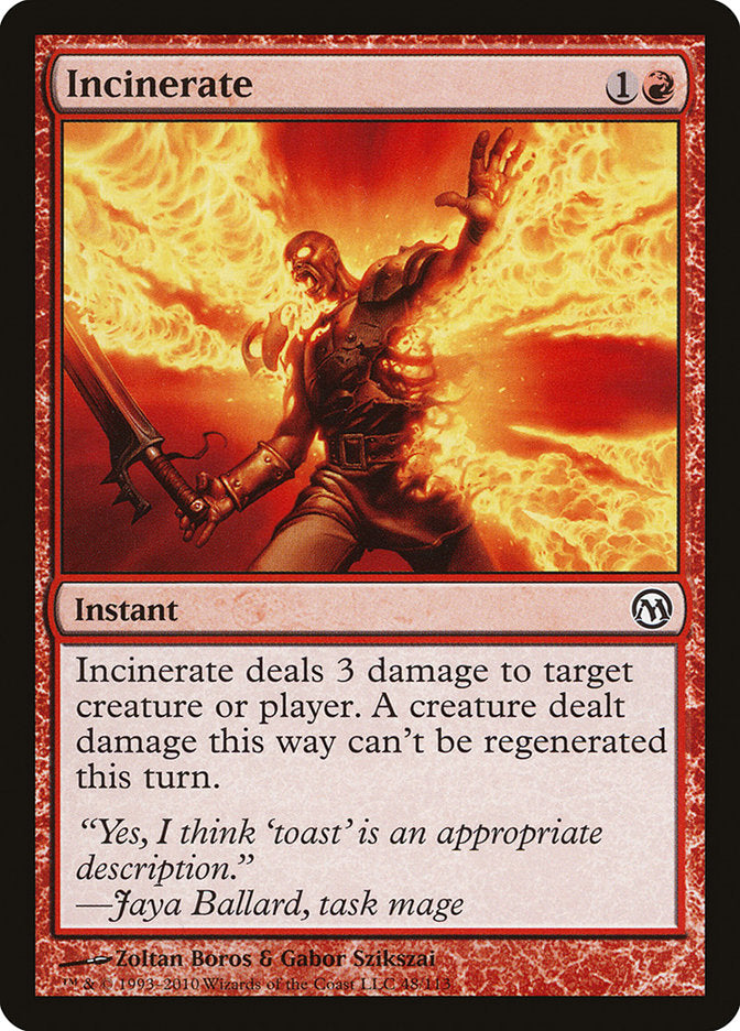 Incinerate [Duels of the Planeswalkers] | Total Play