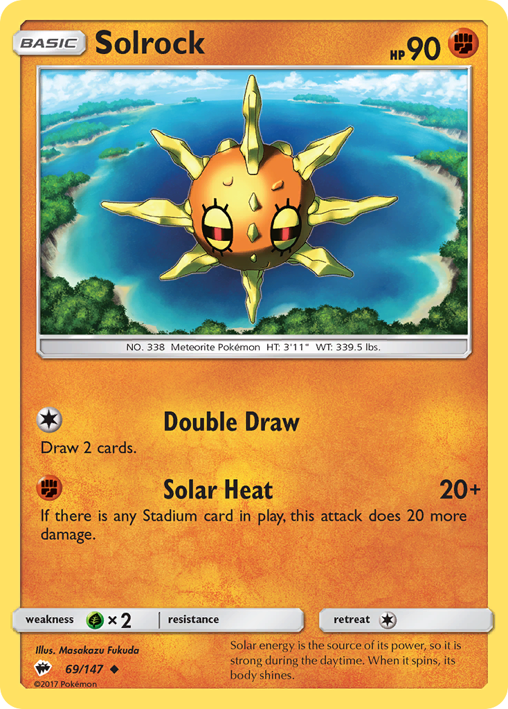 Solrock (69/147) [Sun & Moon: Burning Shadows] | Total Play