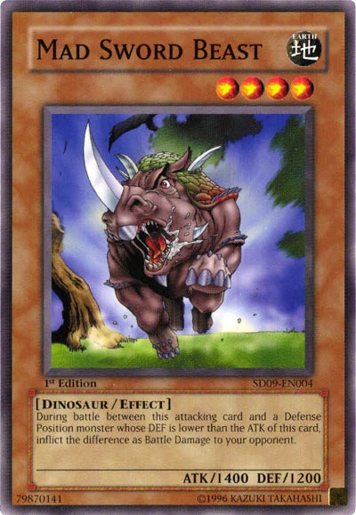 Mad Sword Beast [SD09-EN004] Common | Total Play