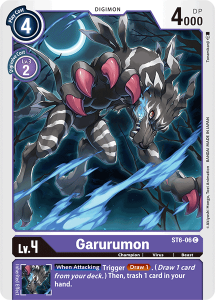 Garurumon [ST6-06] [Starter Deck: Venomous Violet] | Total Play
