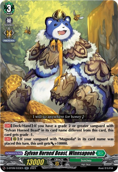 Sylvan Horned Beast, Winnsapooh (D-BT09/033EN) [Dragontree Invasion] | Total Play