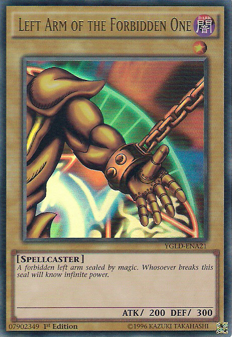 Left Arm of the Forbidden One [YGLD-ENA21] Ultra Rare | Total Play