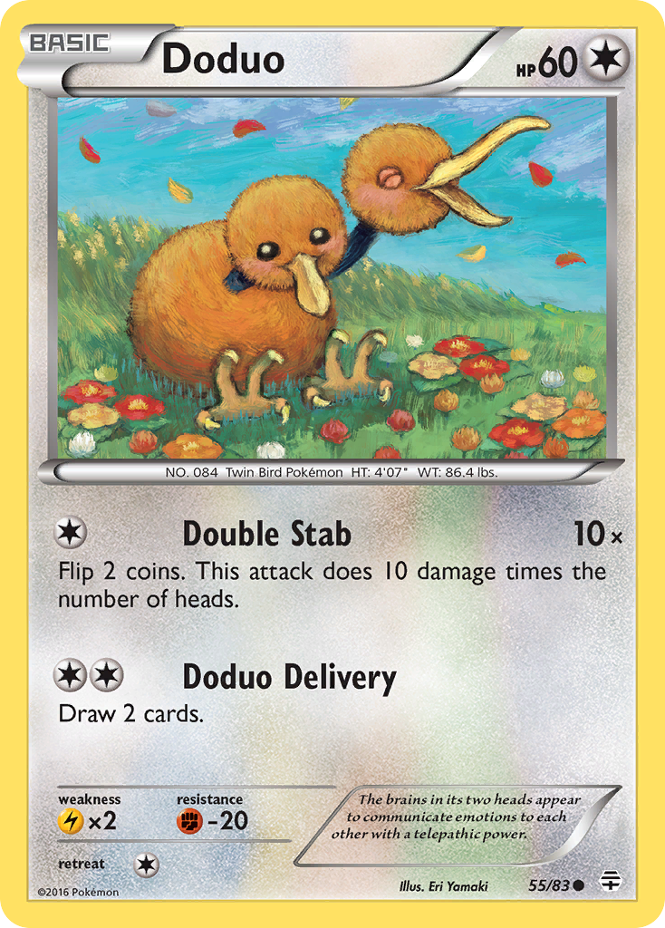 Doduo (55/83) [XY: Generations] | Total Play