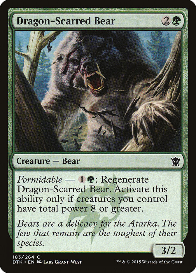 Dragon-Scarred Bear [Dragons of Tarkir] | Total Play