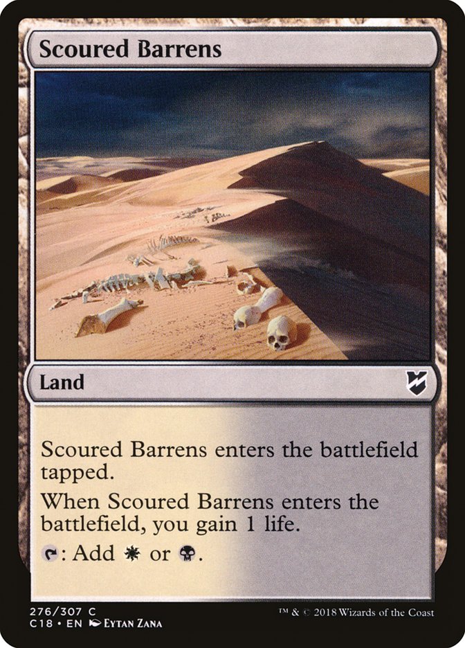 Scoured Barrens [Commander 2018] | Total Play