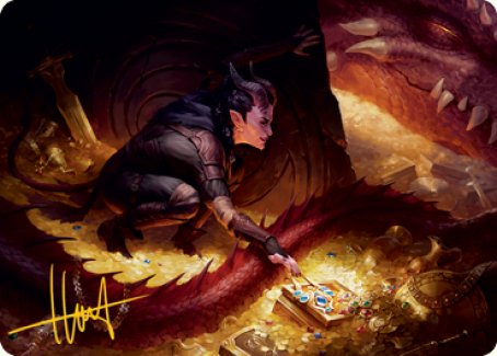 Hoard Robber Art Card (Gold-Stamped Signature) [Dungeons & Dragons: Adventures in the Forgotten Realms Art Series] | Total Play