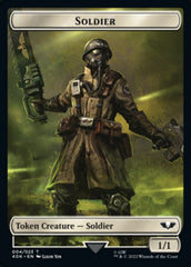 Soldier (004) // Vanguard Suppressor Double-Sided Token (Surge Foil) [Warhammer 40,000 Tokens] | Total Play