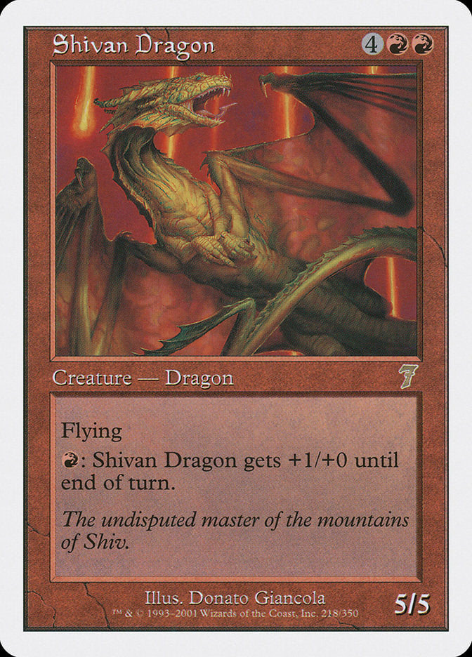 Shivan Dragon [Seventh Edition] | Total Play