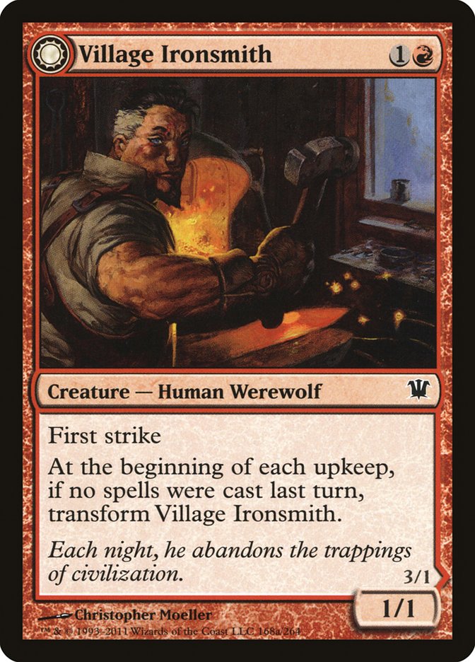Village Ironsmith // Ironfang [Innistrad] | Total Play