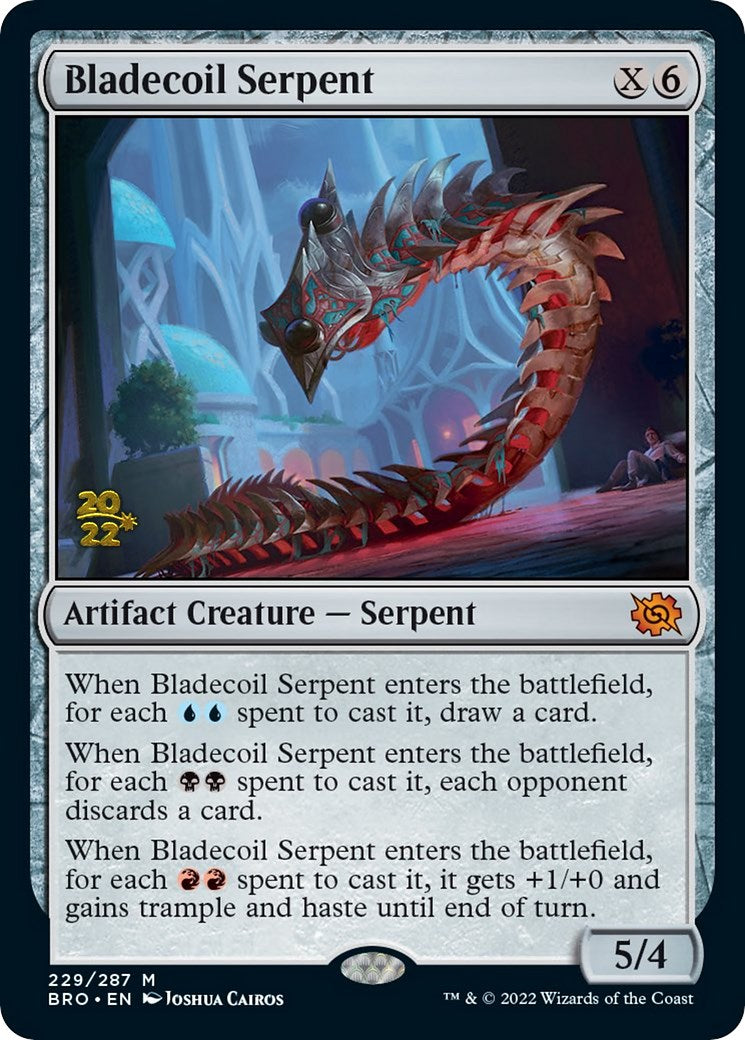 Bladecoil Serpent [The Brothers' War Prerelease Promos] | Total Play