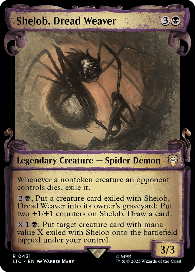 Shelob, Dread Weaver [The Lord of the Rings: Tales of Middle-Earth Commander Showcase Scrolls] | Total Play